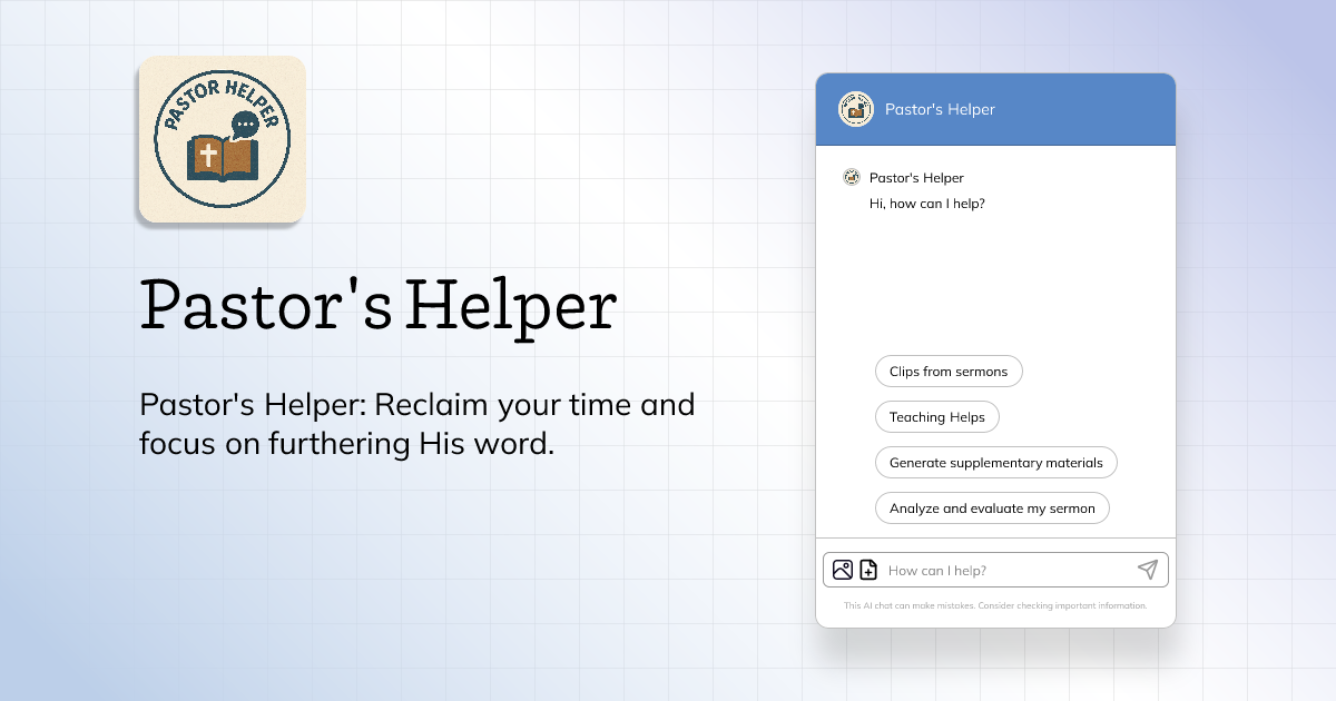 Pastor's Helper
